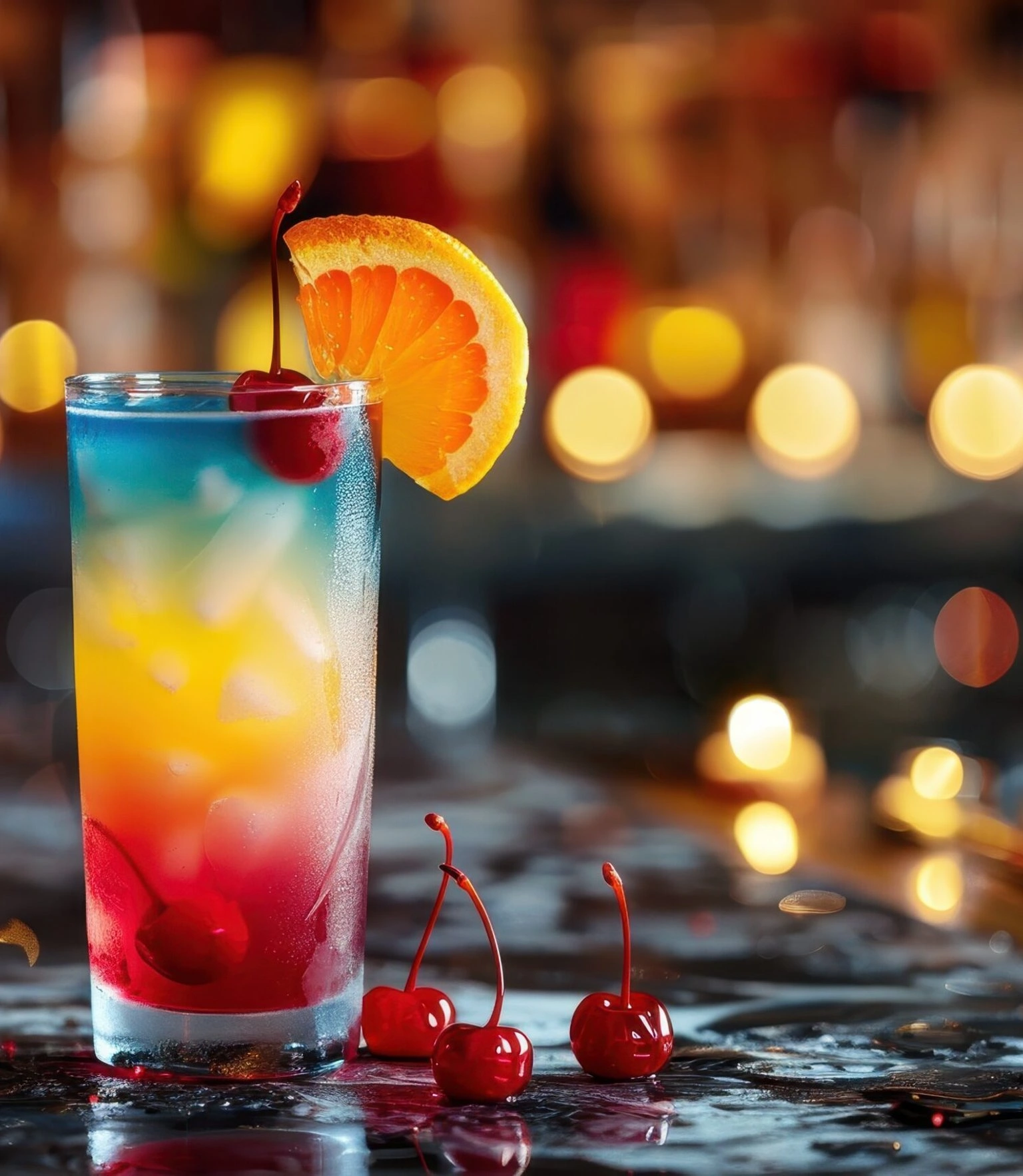 Recette Rainbow Cocktail