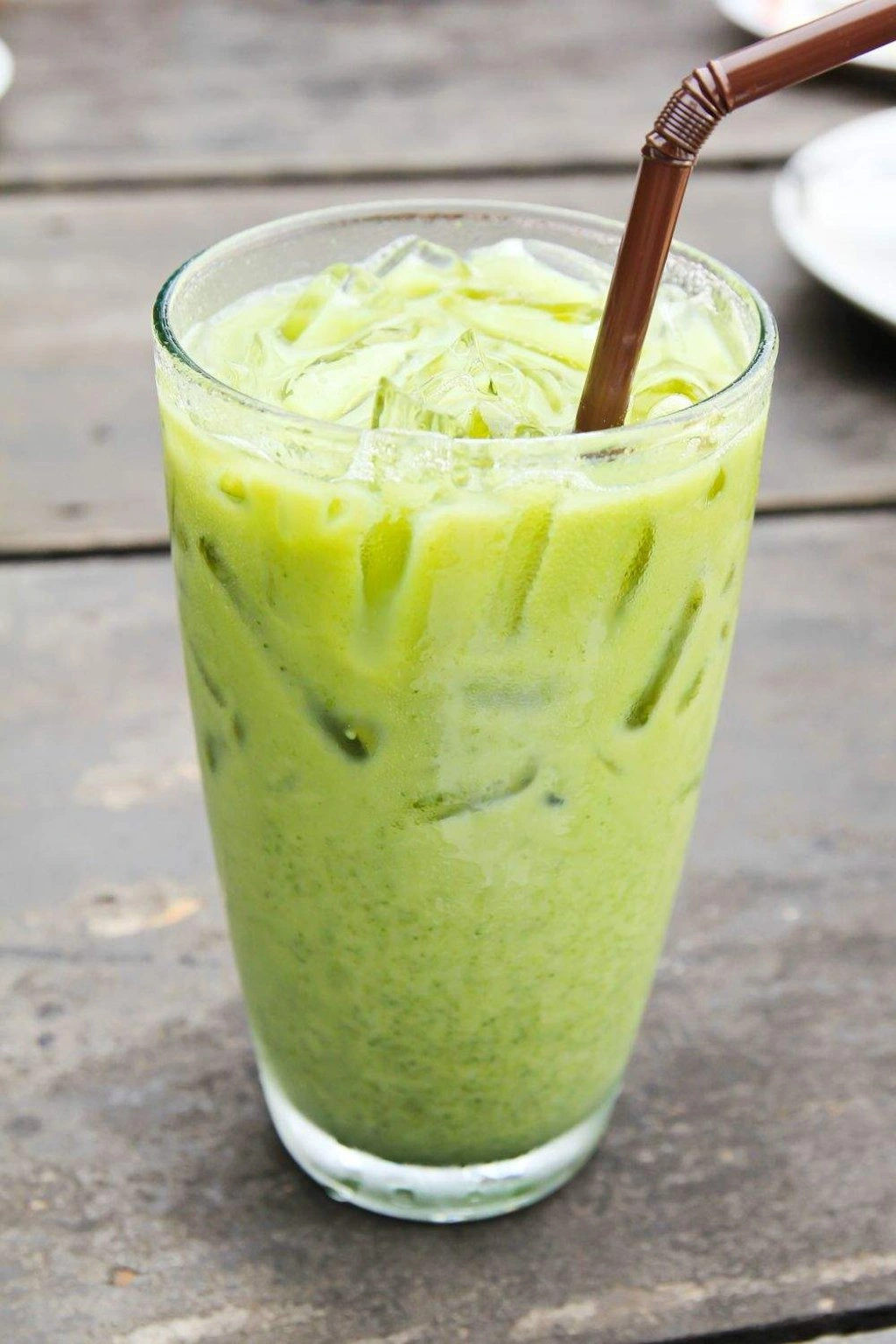 Recette cocktail smoothie vert à la pêche