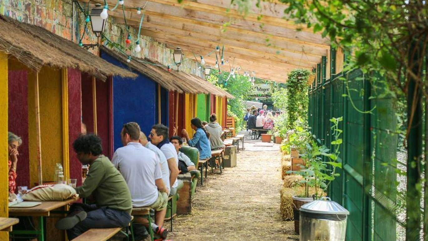 La Recyclerie et sa terrasse couverte – Dans le 18ème arrondissement de Paris