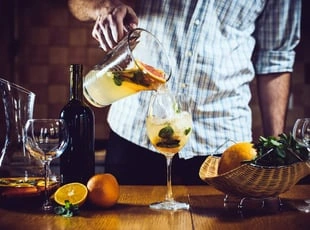 Recette Sangria Blanche au vin