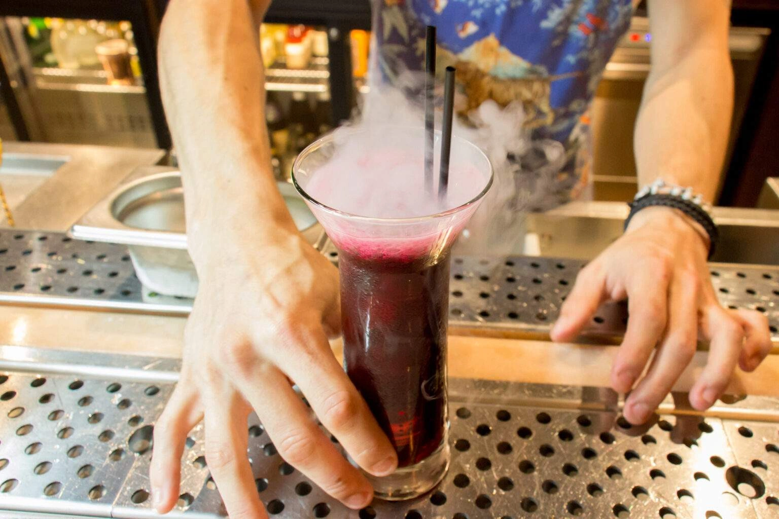 La préparation du cocktail Emilia Romagna