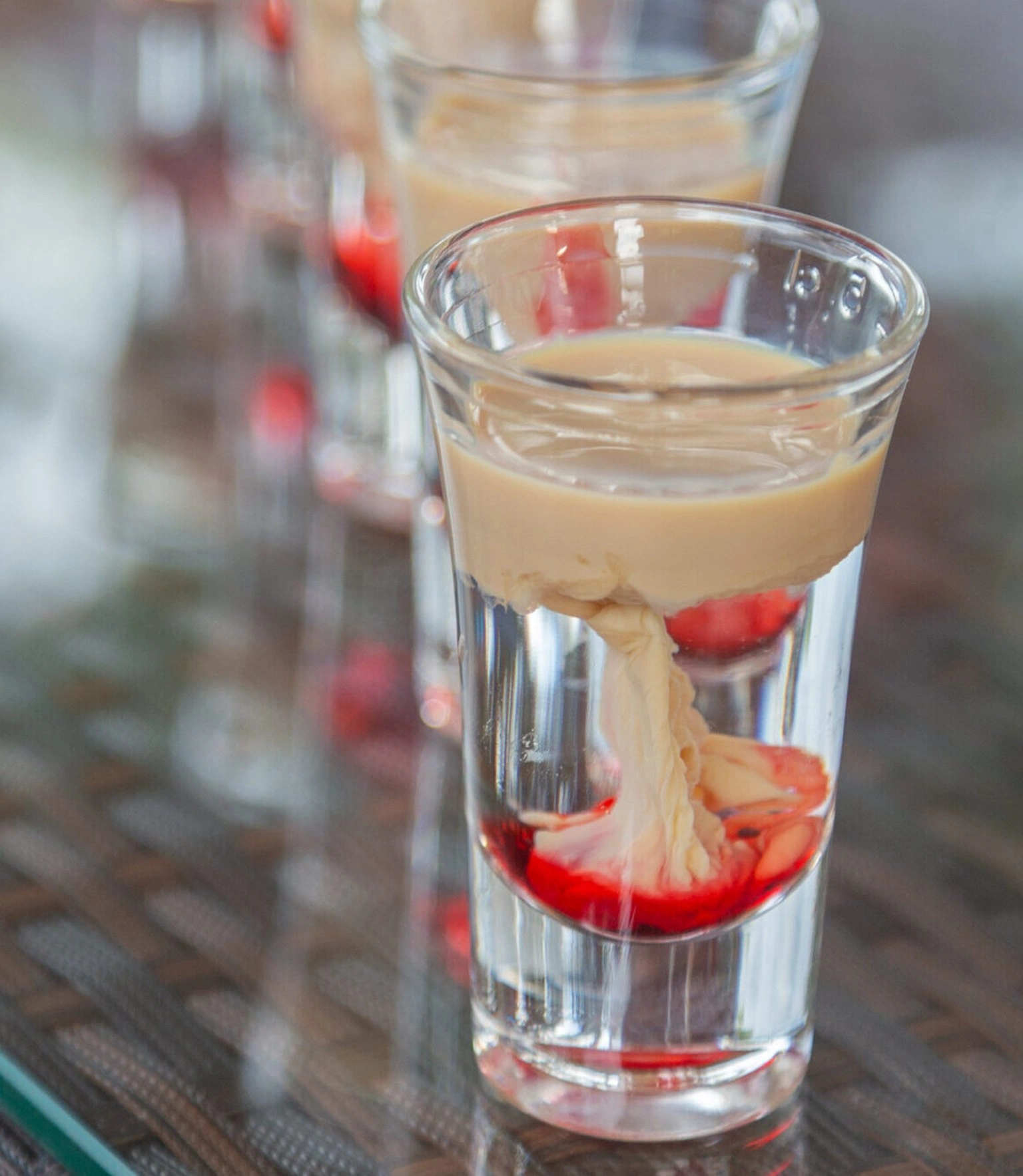 Recette Shooter Orgasme à la liqueur