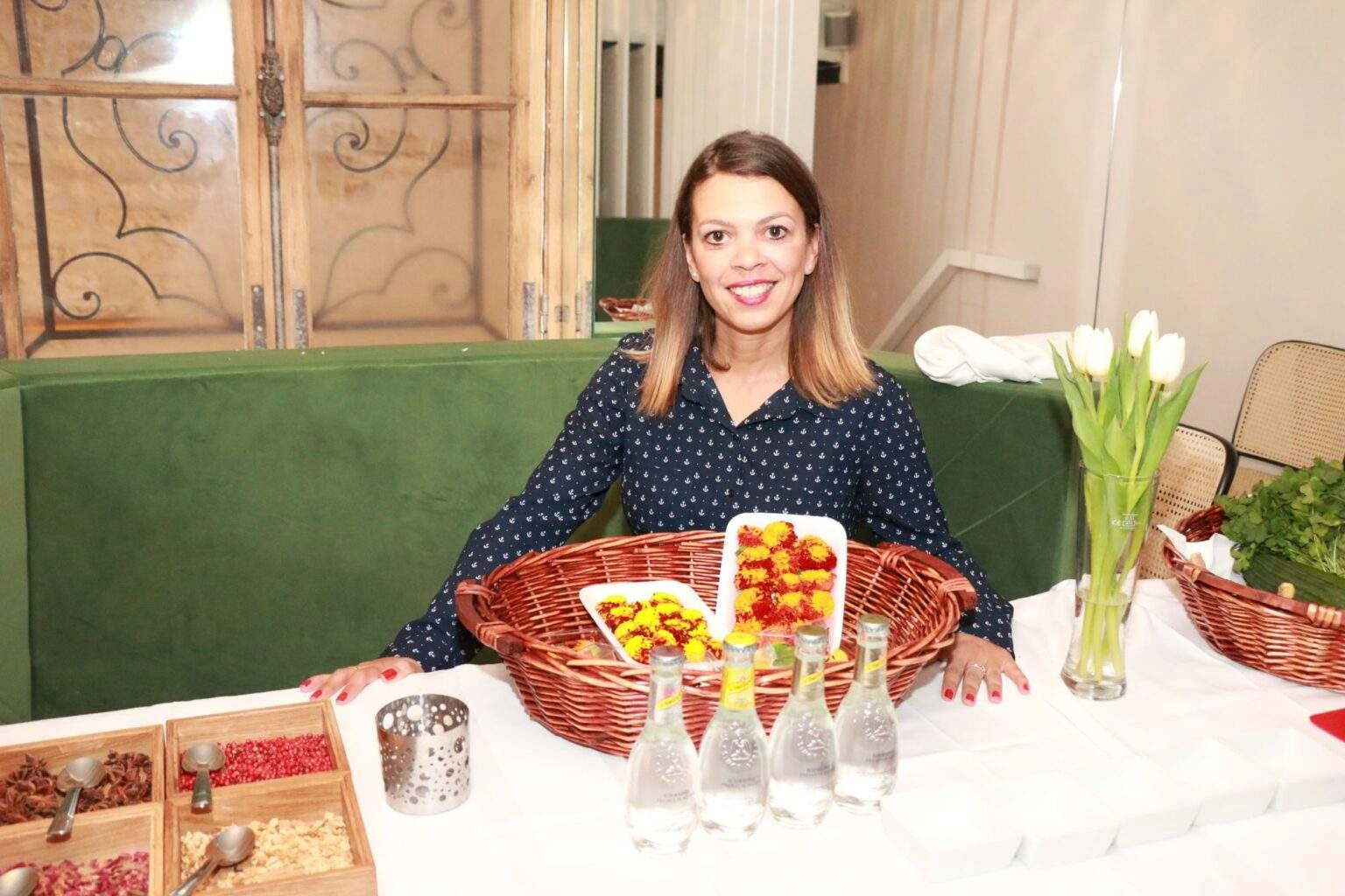 Christina Monaco, lors de la masterclass de Gin Tonic.