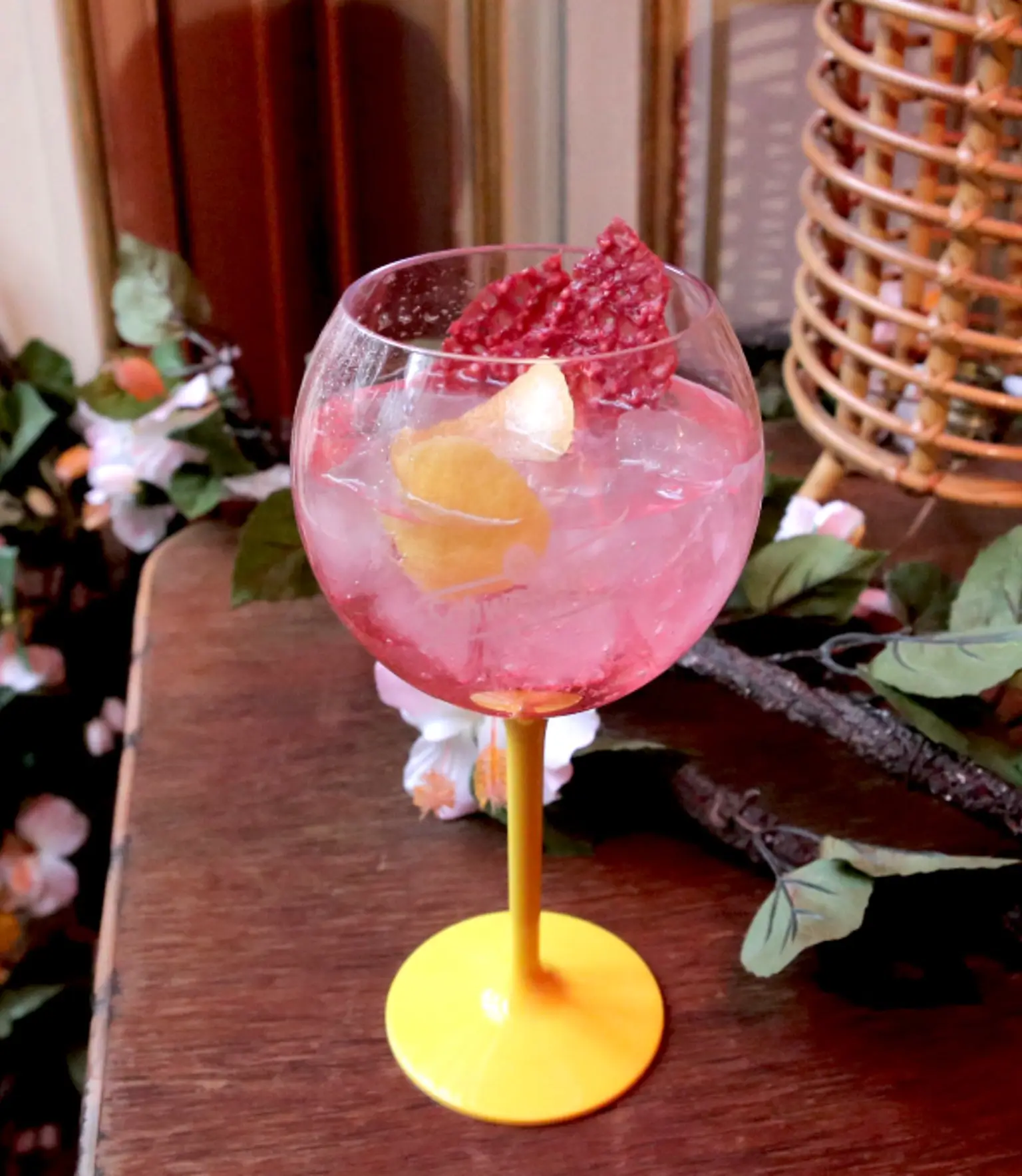 Recette Gin Tonic Hibiscus